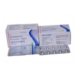 Escitalopram 10mg+Clonazepam 0.5mg
