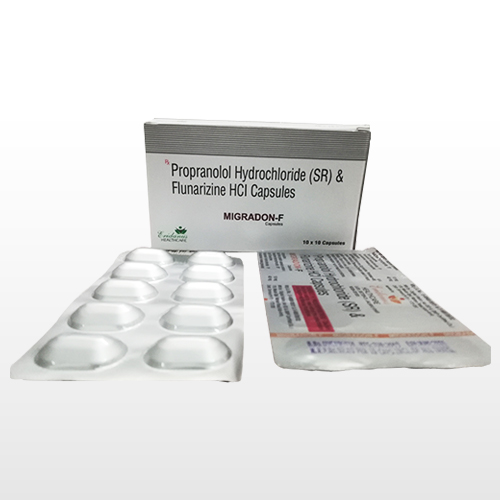 Propranolol hydrochloride (SR) flunarizine HCI