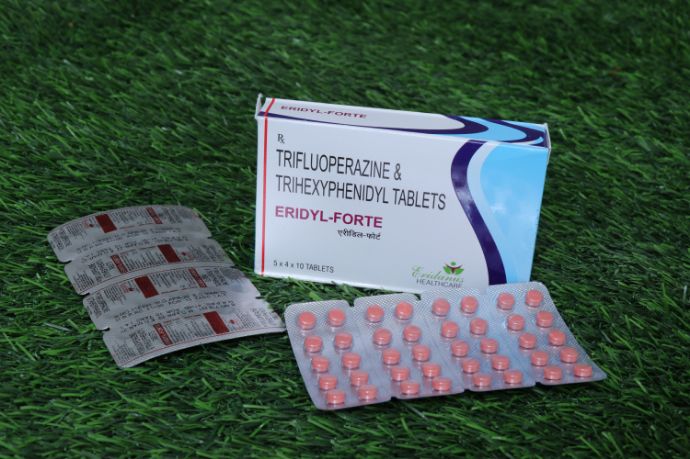 TRIFLUOPERAZINE 5 MG+TRIHEXYPENIDYL HCI IP- 2MG