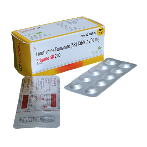 QUETIAPINE 200 MG SUSTAINED RELEASE TABLET