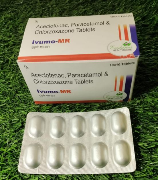 ACECLOFENAC, PARACETAMOL AND CHLORZOXAZONE TABLETS